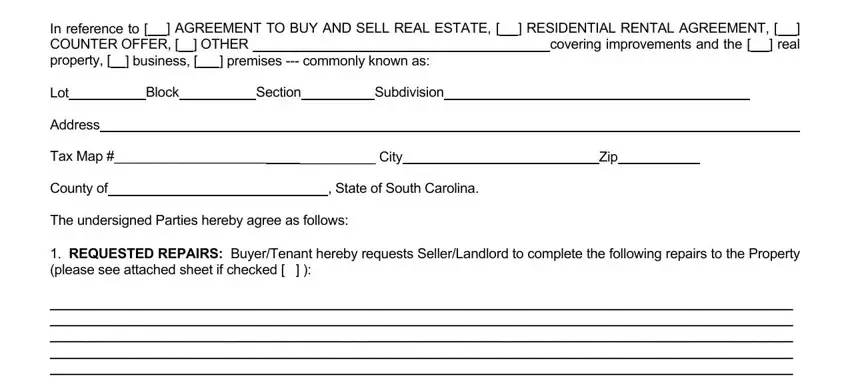 Part number 1 of filling out sc form 525 fillable