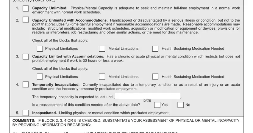Tips to fill in report of physical mental examination pa 586 portion 4