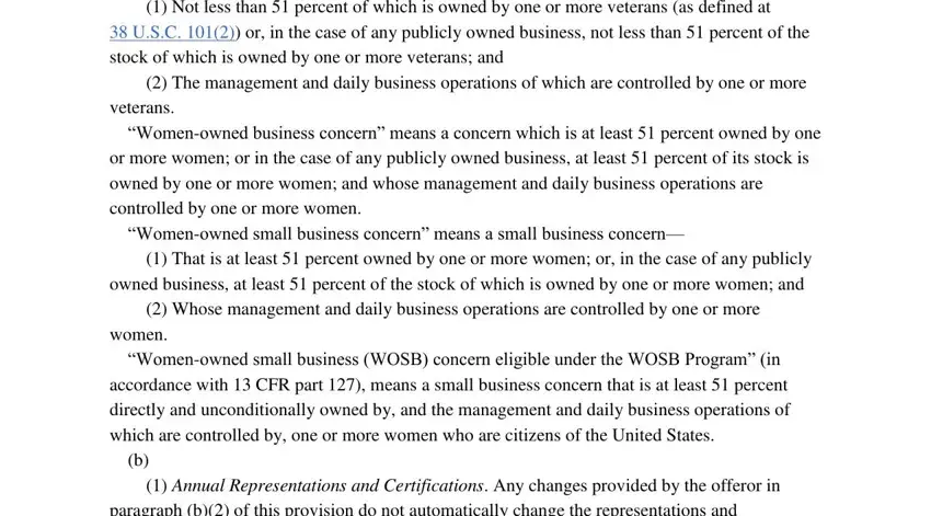 Filling in part 5 of orca representations and certifications