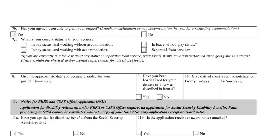 Writing segment 2 of disability statement federal