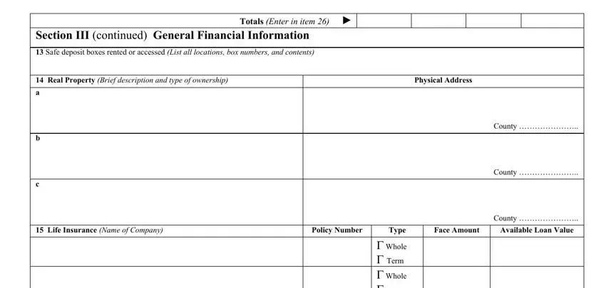 Find out how to fill in fms consumer debtor financial statement part 4