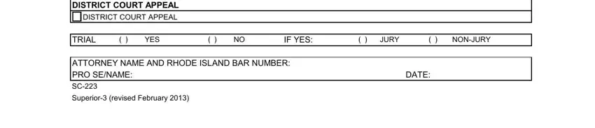 Filling in part 3 in ri sheet case