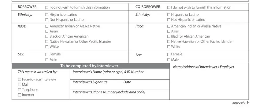 I do not wish to furnish this, BORROWER, and American Indian or Alaska Native of forms to modify child custody