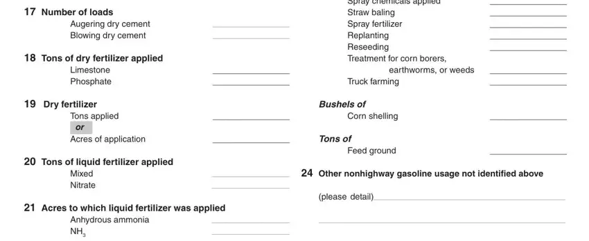 Bluegrass planting Bushhogging, Limestone Phosphate, and Tons of dry fertilizer applied in fillable form rmft 11 a