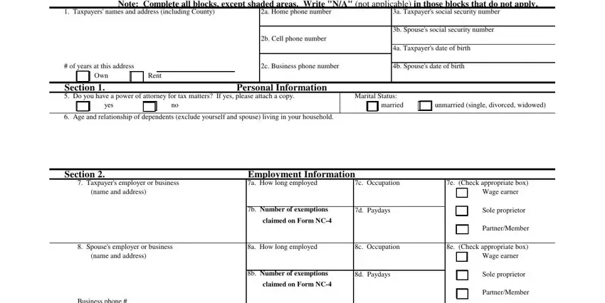 nc state form r0 1062 completion process outlined (portion 1)