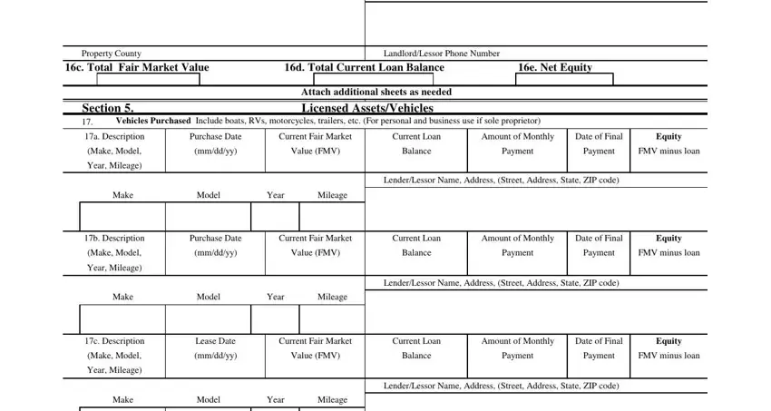 Completing segment 4 of nc state form r0 1062