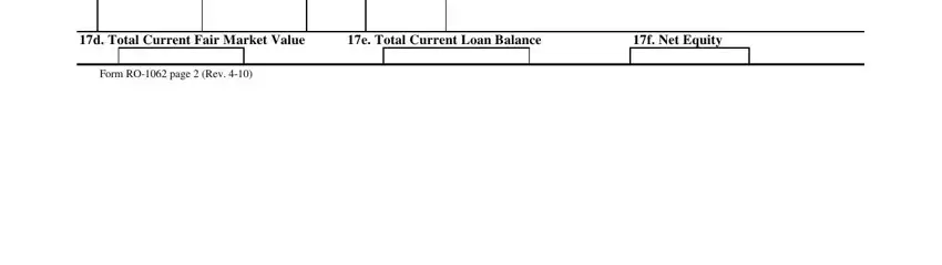 Completing part 5 in nc state form r0 1062