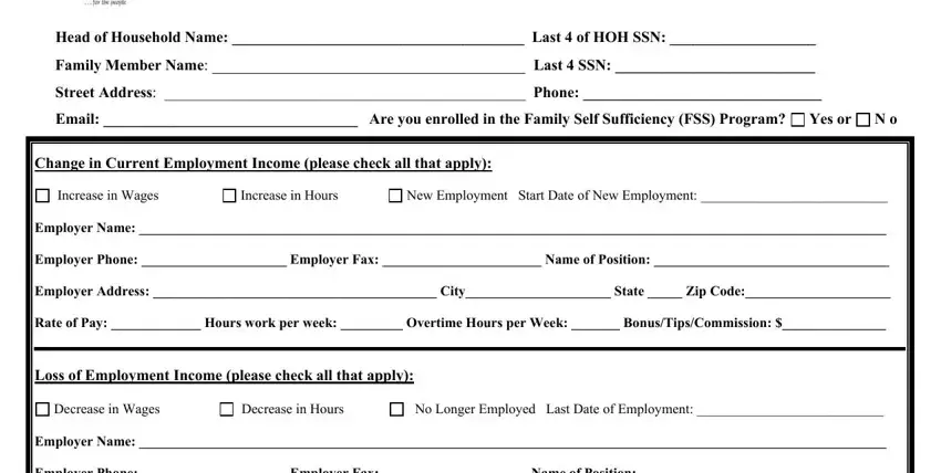Step no. 1 of filling out saha org forms
