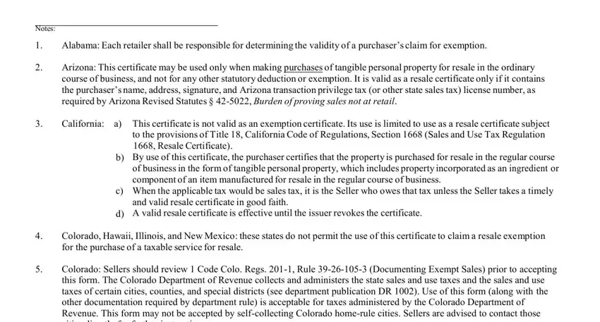 Alabama Each retailer shall be, b By use of this certificate the, and and valid resale certificate in of use tax certificate pdf