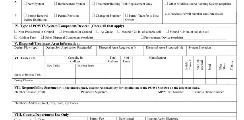 Step no. 2 of completing revised sanitary permit form philippines pdf