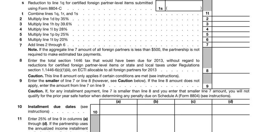 Simple tips to fill out Form 8804 W stage 2