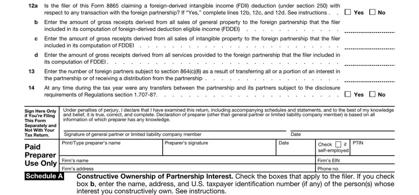 Yes, its computation of FDDEI, and Signature of general partner or of irs form 8865