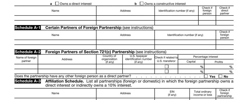 Filling out section 5 in irs form 8865
