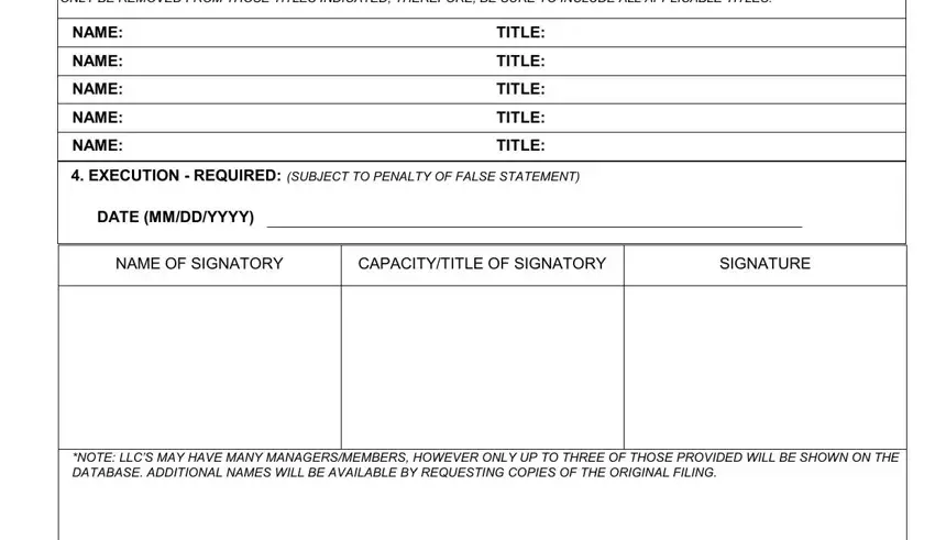 Filling in ct 1 officer form part 3