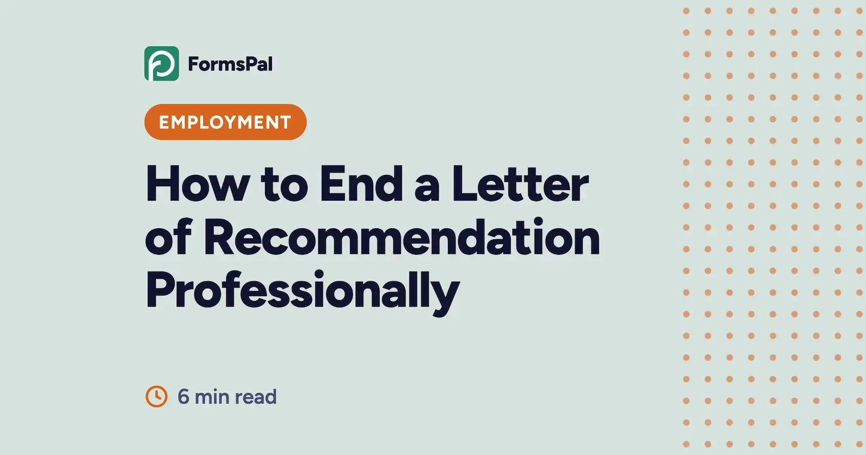 How to End a Letter of Recommendation Image