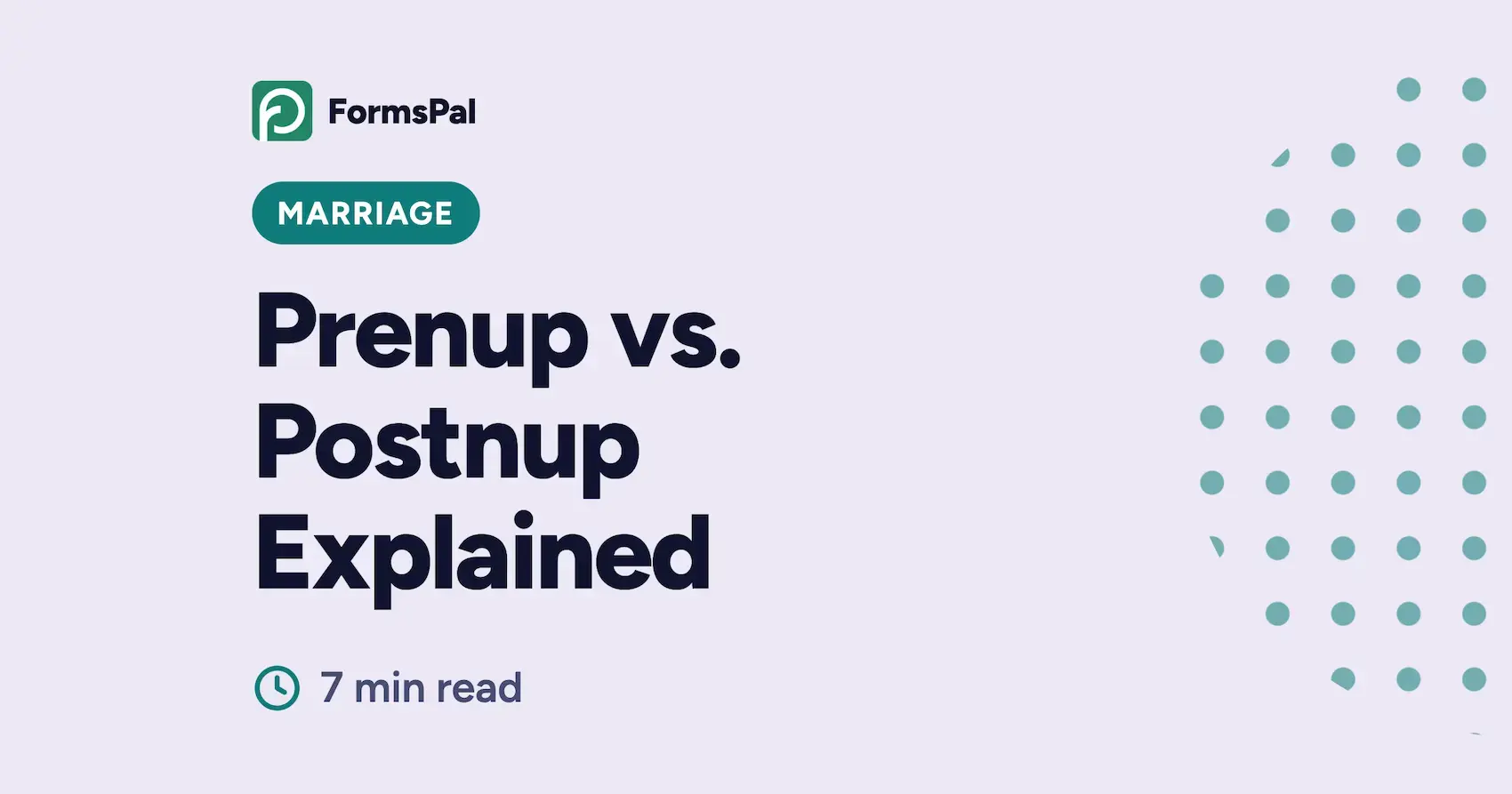 Prenup vs. Postnup Explained Image
