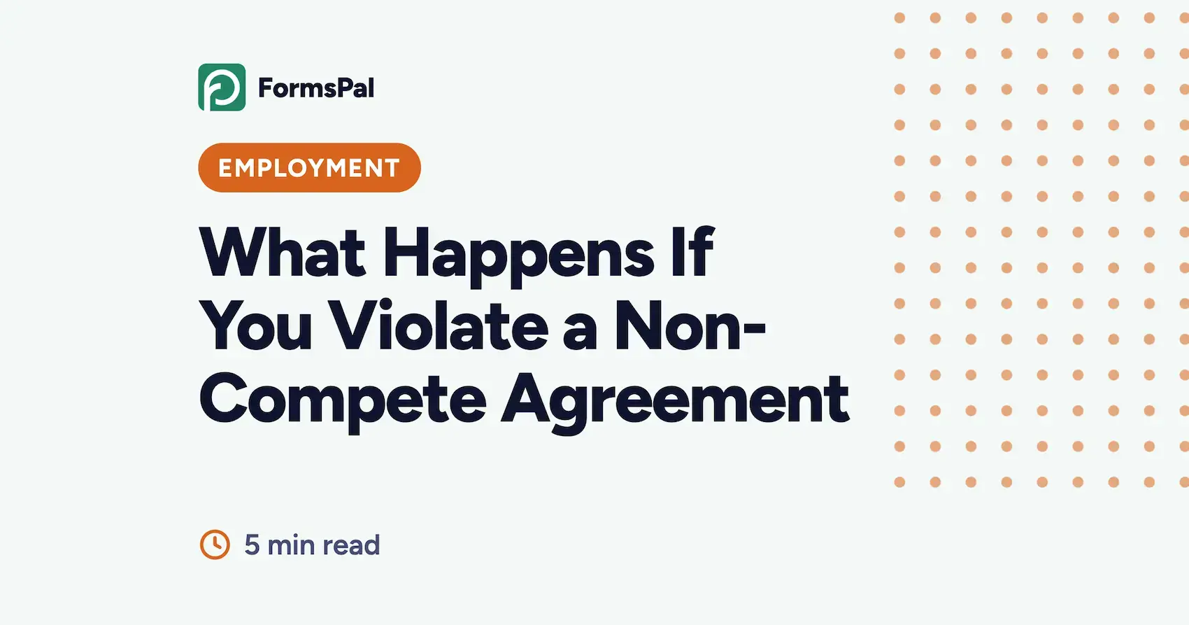 What Happens If You Violate a Non-Compete Agreement? Image