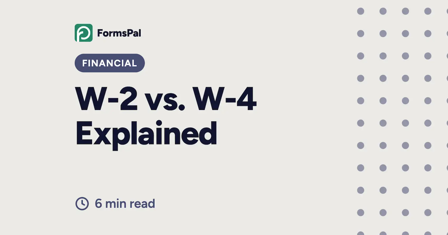 W-2 vs. W-4 Explained Image