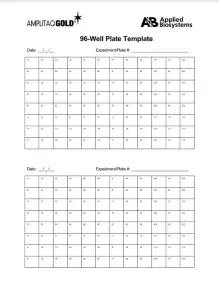 96 Well Template Preview