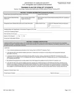 ICE Form I-983 Preview