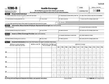 IRS Form 1095-B Preview