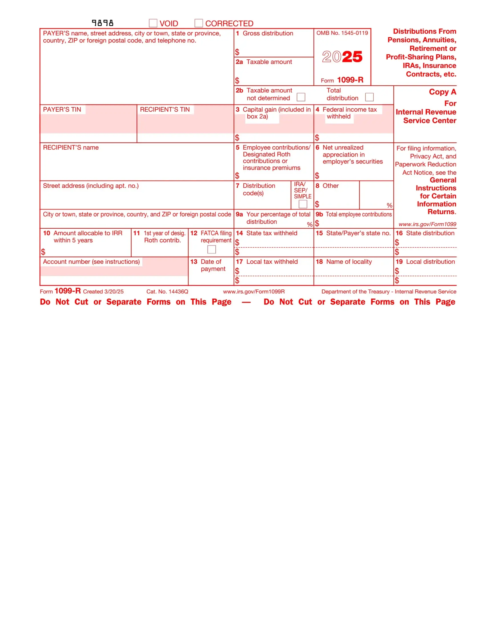 irs form 1099 r 2022 preview