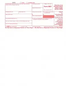 IRS Form 3921 Preview