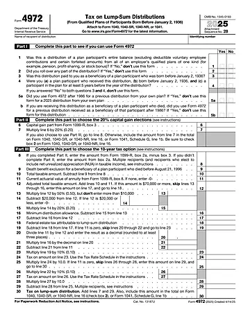 IRS Form 4972 Preview