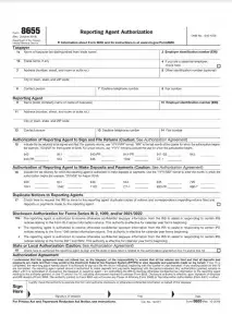 IRS Form 8655 Preview