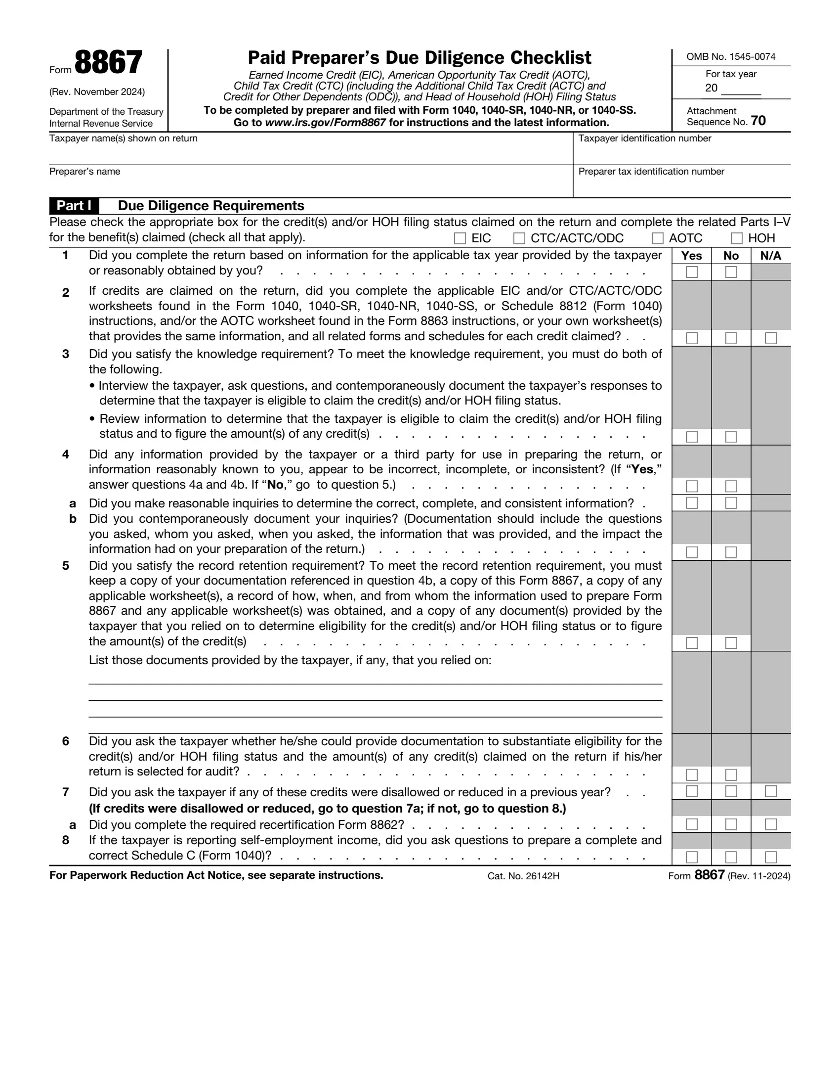 irs form 8867 rev 12 2021 preview
