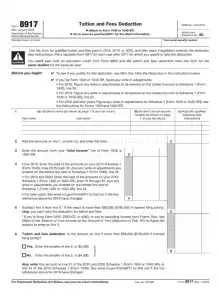 IRS Form 8917 Preview