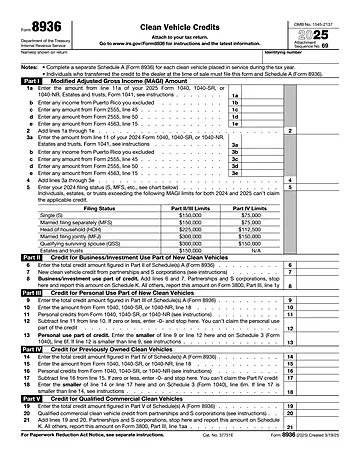 IRS Form 8936 Preview