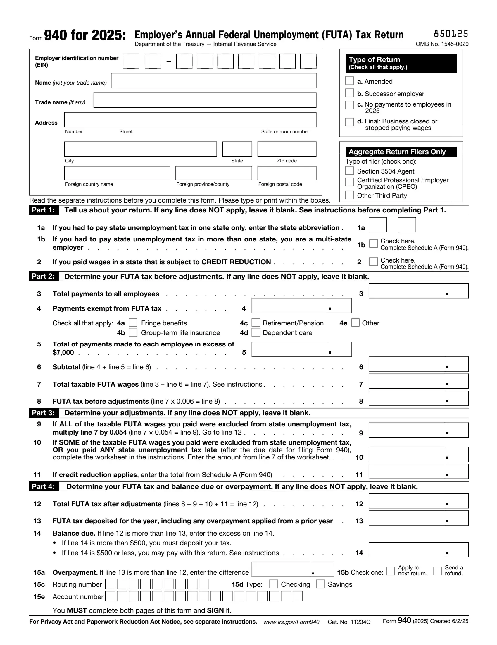 irs form 940 2021 preview