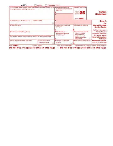 IRS Form 1098-T Preview