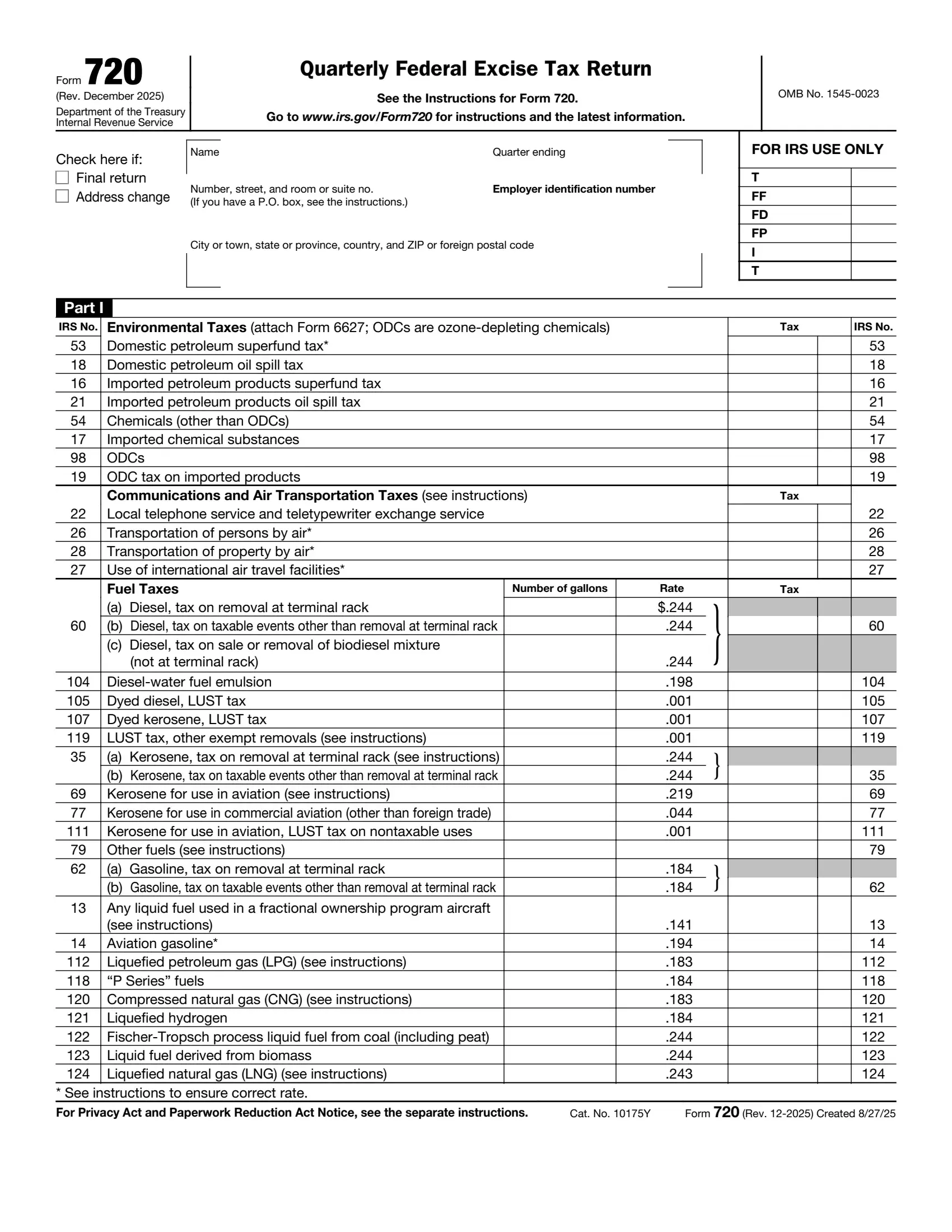 irs form 720 rev 06 2021