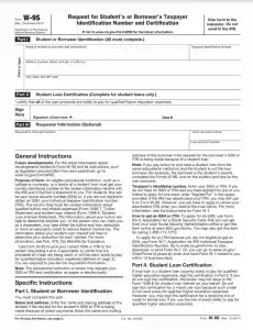 IRS Form W-9S Preview