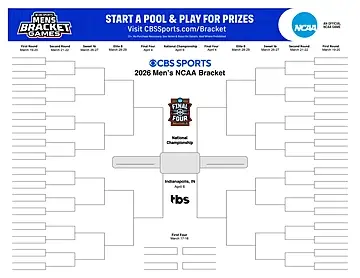 Fillable NCAA Bracket Preview
