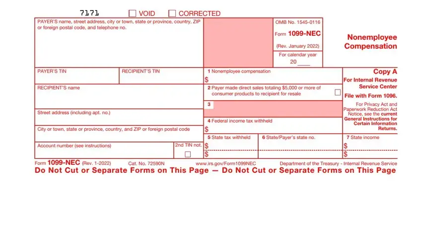 Finishing 1099 form 2020 part 2