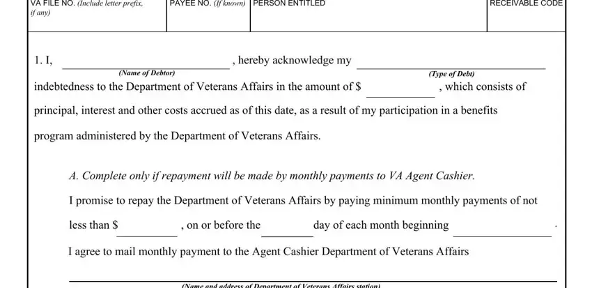 stage 1 to filling in form 1100 form