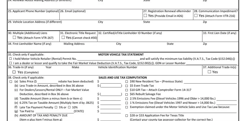 part 2 to filling out texas title application