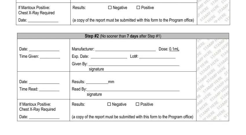 2 Step Mantoux Form ≡ Fill Out Printable PDF Forms Online