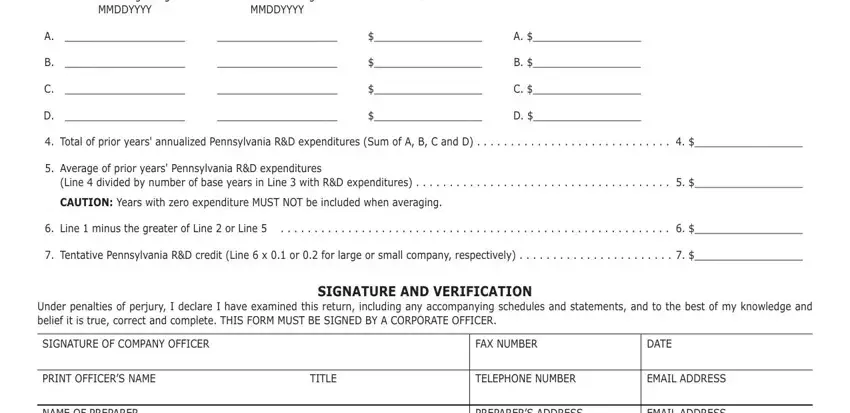 step 2 to entering details in pa rev 545