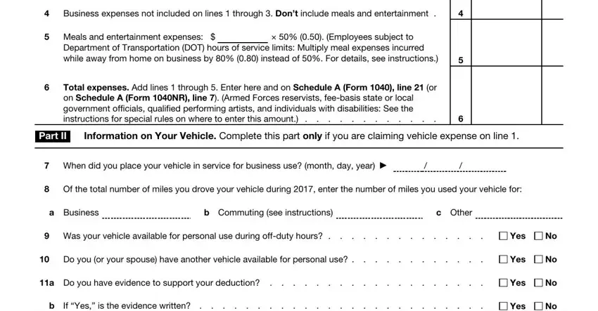 part 2 to finishing the form 2106