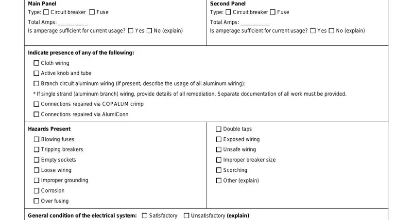 Filling in 4 point inspection part 2