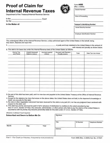 Form 4490 Preview