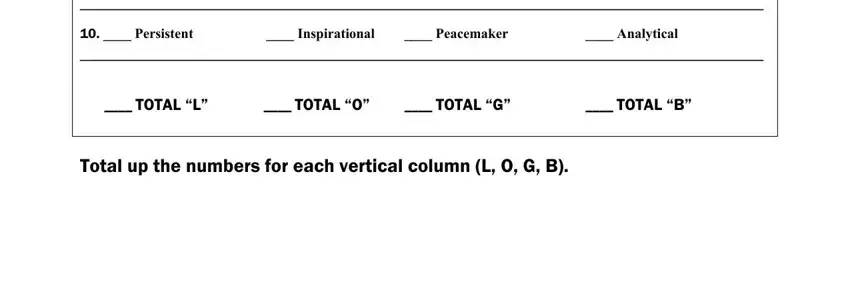 stage 2 to completing personality qdos make