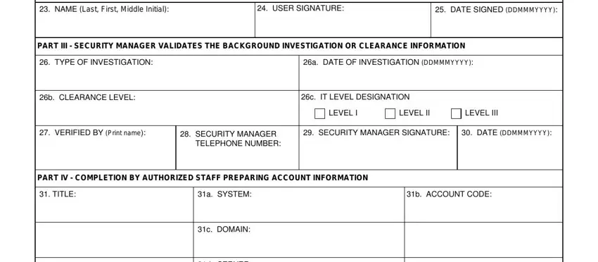 part 3 to entering details in navy saar form 2020