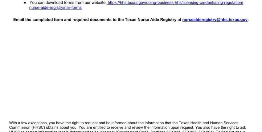 5508 nar Did you know  You can verify, nurseaideregistrynarforms, Email the completed form and, and With a few exceptions you have the blanks to fill