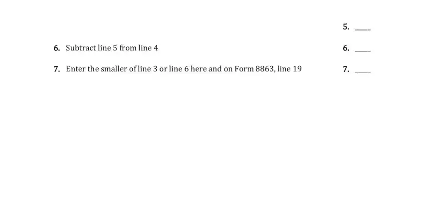 Subtract line  from line, and Enter the smaller of line  or in credit limit worksheet 2020