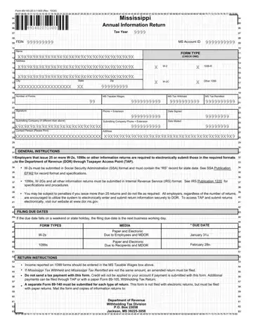 89 140 Ms Annual Information Return Form Preview